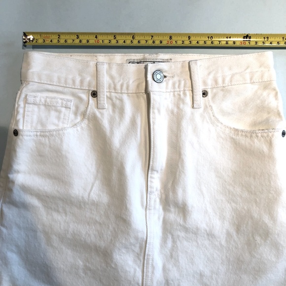 Lucky Brand White Jean Skirt - Picture 4 of 8